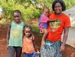 Deborah with some of her children at Tanzania's Nduta refugee camp. Photo: WFP/Joseph Valerian